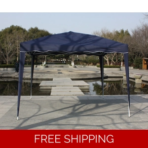10'x10' Instant Navy POP UP Outdoor Canopy Party Wedding Portable Tent Gazebo Pavilion